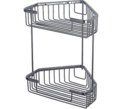 F335-1 Полка угловая 2-ярусная  фото 1