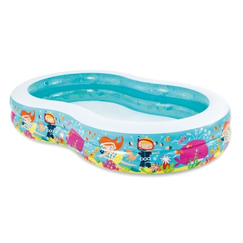 Бассейн надувной Intex, 262х160х46 см, Лагуна, 56490NP, 700 л фото 1