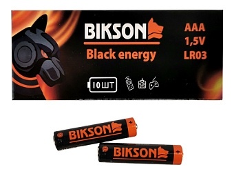 Батарейка BIKSON Black Energy LR03-10CR AAA 10шт блистер (SN0552-SLR03-10CR) фото 1