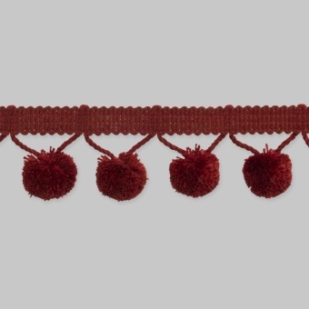 Бахрома бордо  шарик В7-052(ВЕ2075)/050 фото 1