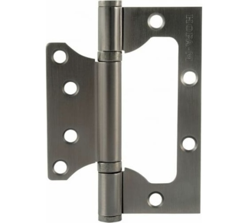 Петля накладная унив. 800-4" (графит) без колп. (100х75х2,5) фото 1