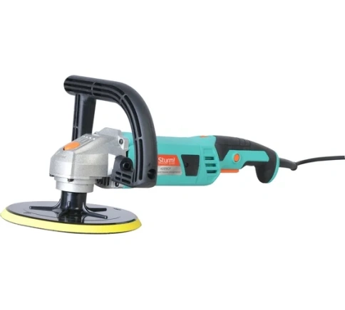 Sturm AG919СР Полировальная машина 1400Вт, 180 мм, рег. об. 800-3500 об.мин., D-рукоять фото 1