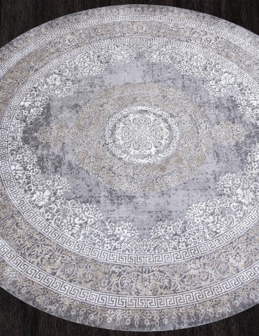 Ковер ARMINA 2.4*2.4 04073C Daire Grey/Brown Турция фото 1