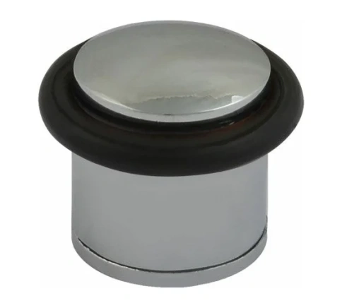 Ограничитель дверной 102 (хром) фото 1