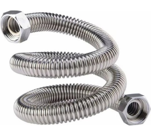 Подводка сильфонная для газа 1/2" 1,2м г/г фото 1