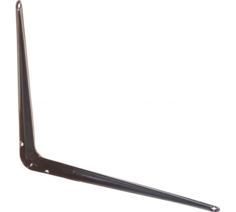 Уголок для полок коричневый 300х250 (10х12) фото 1