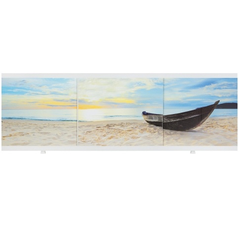 Экран под ванну ЛЮКС 1,7 м Рассвет на пляже фото 1