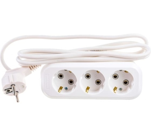 Удлинитель 3*2м У10-554 с/з ПВС 3*0,75 "У" фото 1