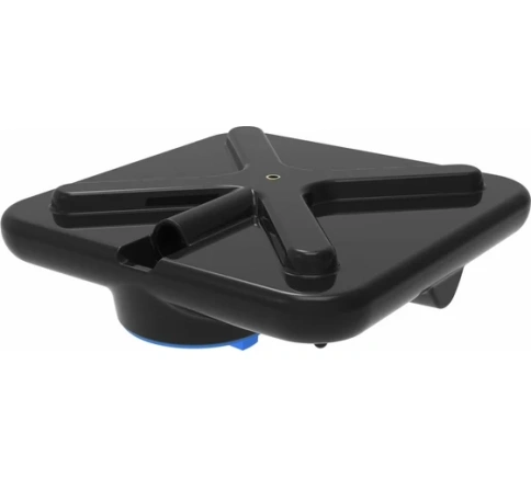 Бак 130 л для душа с крышкой, лейкой и подогревом 1000х1000х270 мм РОСА фото 1