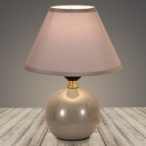 Настольная лампа 18308 GR серый/серый фото 1