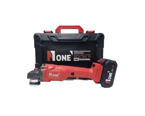УШМ аккумуляторная бесщеточная NAMBER ONE AG125-20/4.0 фото 1