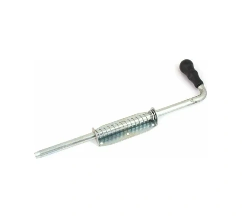 Засов полуавтомат гаражный Ф16 П/А 340мм фото 1