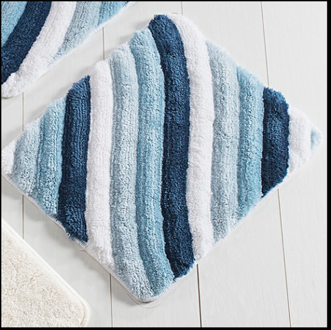 Коврик CASTAFIORE AKRYL 1шт 60*100 COLORFUL голубой фото 1