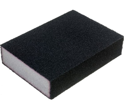 Шлифовальная губка, средняя/грубая, 100 х 70 х 25мм, карбид кремния (30-5304) фото 1