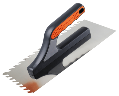 Гладилка 3К 280*130мм, нерж. зуб косой 0,07мм "Намерение" 680-111 фото 1