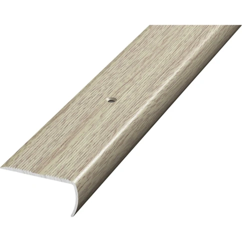 Порог-угол Д13  087 Дуб Беленый 40*20мм*0,9м ПУ 06.900.087 фото 1
