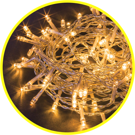 Навигатор 14024 Гирлянда нить теп.белый NGF-S01-100WW-10-11.5m-230-C8-TR-IP20 фото 1