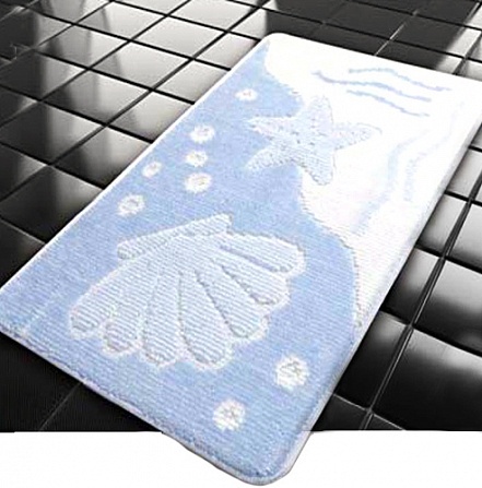 Коврик BANYOLIN CLASSIC COLOR 1шт 55*90 №153 ракушка фото 1