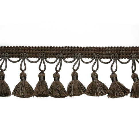 Бахрома тёмн. коричневый (11-BY-В1-4) 25м. фото 1