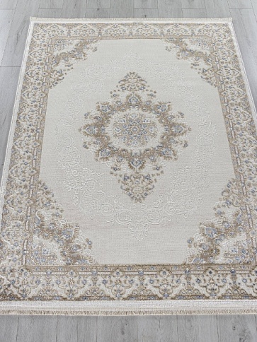Ковер MOSSO 27236 1.6*2.3 Stan Cream/Blue Турция фото 1