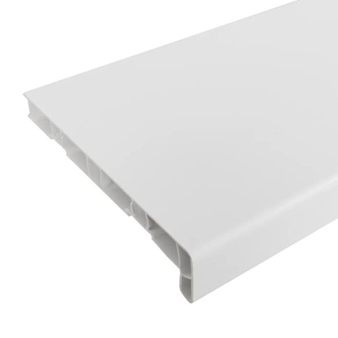 Подоконник ПВХ белый 20см (кратно 1м) фото 1
