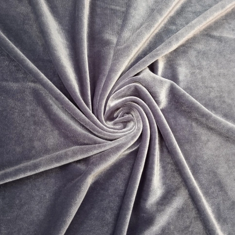 Бархат однотон YMF320-00022 серо-голубой фото 1