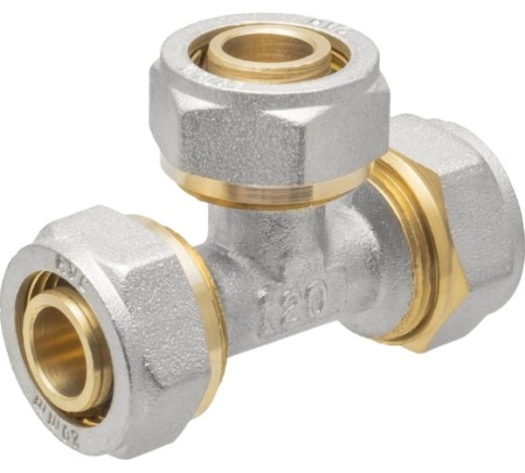 Тройник ТМ-К 20*20*20 ц/ц/ц фото 1