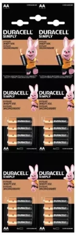 *Эл-т пит LR Duracell LR6 (отрывной 4шт бл) фото 1
