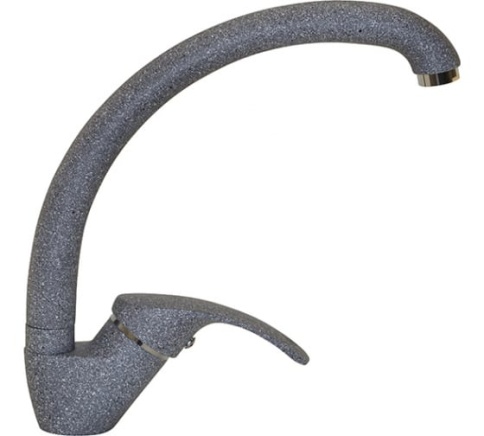 Смеситель для кухни 35к MIXLINE ML-GS02 темно-серый высокий излив фото 1