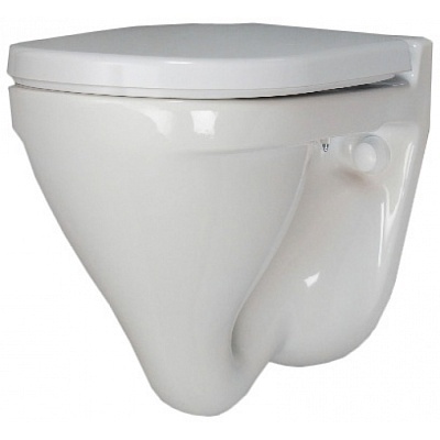 Унитаз подвесной Sanita Luxe "Attika"SL DM дюропласт, быстросъемное, soft close фото 1