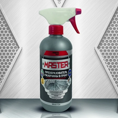 FARBITEX ПРОФИ Преобразователь ржавчины в грунт, готовый раствор 0,5л фото 1