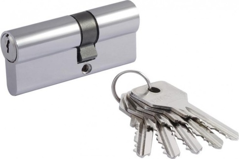 Цилиндровый механизм STD Z Л-70 (хром) (40-30) фото 1