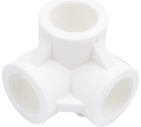 Тройник 2-х плоскостной Ф20 фото 1