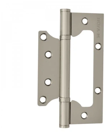 Петля накладная унив. 800-5" (мат.никель) без колп. (125х75х2,5) фото 1