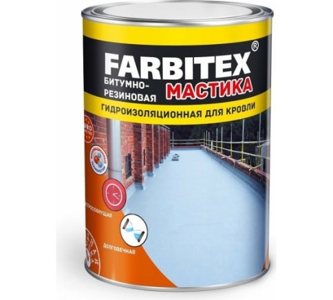 FARBITEX Мастика битумно-резиновая 17кг фото 1