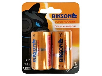 Батарейка BIKSON LR20-2BL (BN0554-LR20-2BL) фото 1