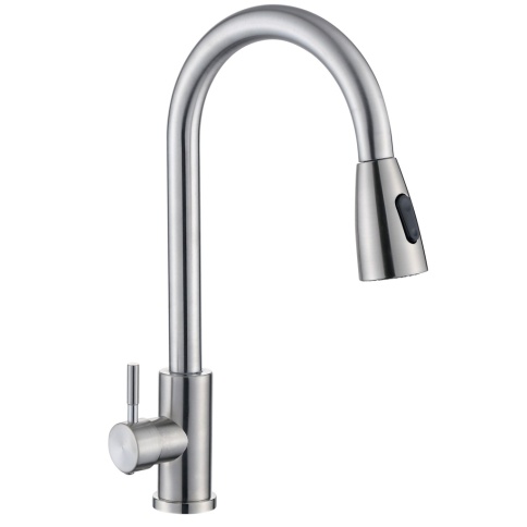 TSARSBERG Смеситель для кухни TSB-123-001 с выдвижной лейкой фото 1