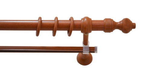 Карниз пластик + шина 2,0м черешня/вишня фото 1