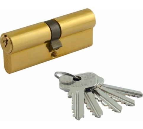 Цилиндровый механизм STD Z Л-80 (золото) (40-40) фото 1
