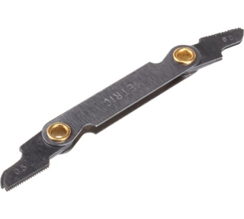 Шаблон для определения шага метрической резьбы (70811) фото 1