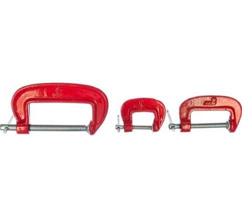 (*)Струбцины мини тип G 3 шт, (25,50,75 мм) (59230) фото 1