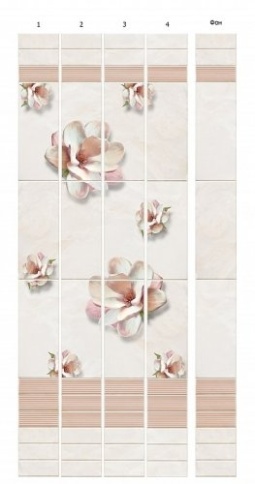 Панели ПВХ Unigue 2,7х0,25х8 Монлите фон (12) фото 1