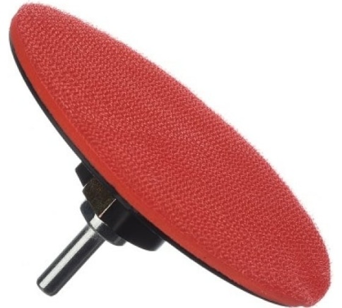 Насадка для дрели и УШМ с липучкой 125мм Твердая 0077 фото 1