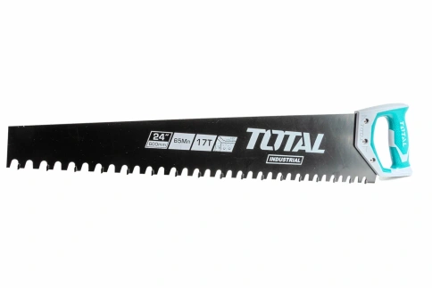 Ножовка для пеноблоков 24"/600мм (17 зубов с напайками) TOTAL фото 1