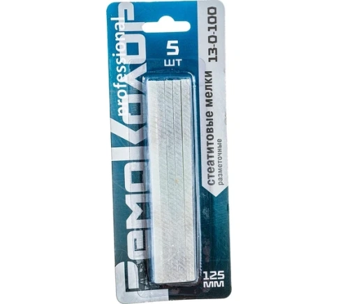 Ормис Мелки разметочные мраморные (стеатитовый стержень), 125х12х5мм, 5шт. (13-0-100) фото 1