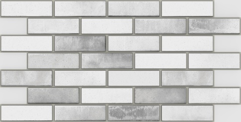 *Панель ПВХ 0,4 Кирпич Акцент серый фото 1