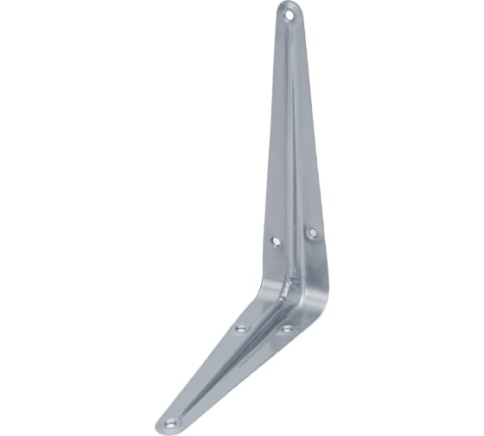 Уголок для полок серебряный 150х125 (5х6) фото 1