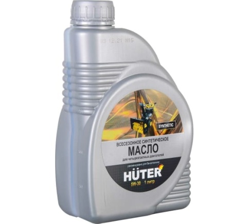 HUTER Масло моторное 5W-30 синтетическое для 4-х тактных двигателей фото 1
