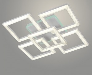 Люстра 2170/4+1С белый 150W+26W 3000k-6000k d620 диммер фото 1