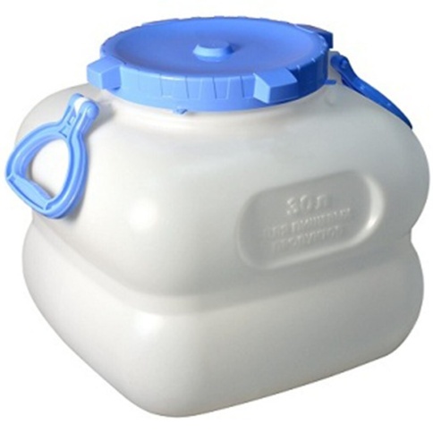 Бочка-канистра пл. 30 л квадратная с ручками С909 Гранде фото 1